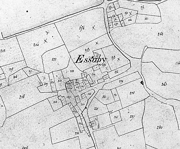 Section E, d'Essouby : 1ère feuille.