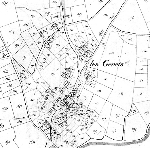Section E de Clairbize, 3ème feuille.
