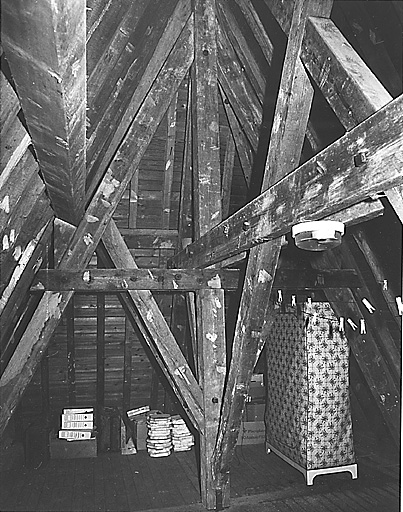 Combles pavillon nord.