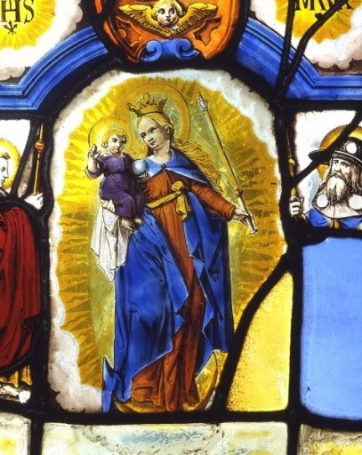 Détail de la Vierge.