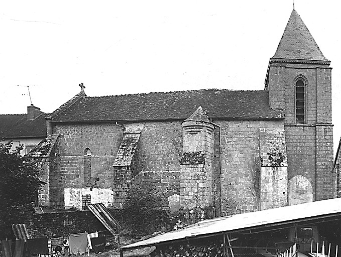 Vue d'ensemble de l'élévation nord.