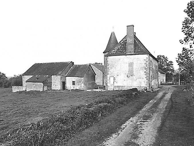 Vue générale, façades sud.