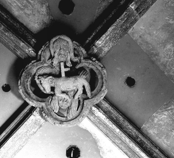 Croisée du transept. Clef de voûte 2.