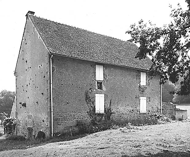 Façade postérieure du logis.
