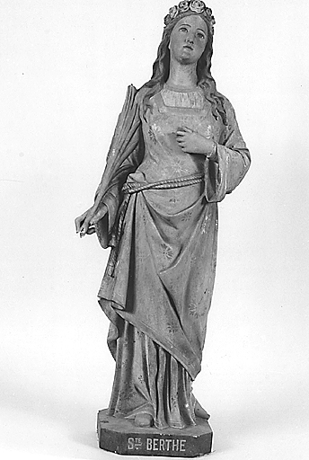 Statue : Sainte Berthe