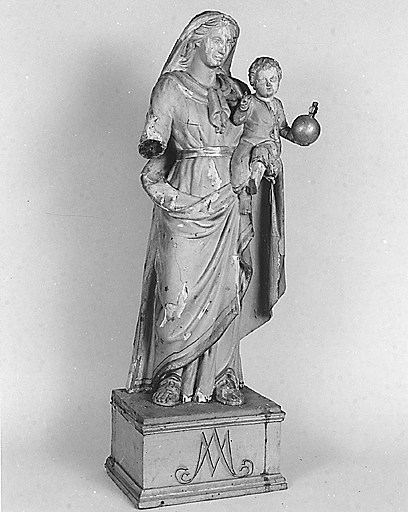 Statuette : Vierge à l'Enfant