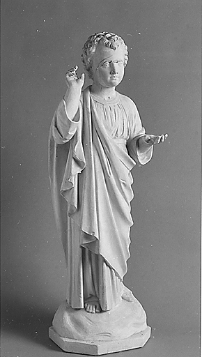 Statue : Jésus enfant enseignant ou bénissant