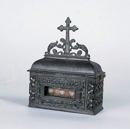 Présenté à Ussel, dans la chapelle des pénitents bleus transformée en musée d'art sacré. Vue générale de face. - (c) Région Nouvelle-Aquitaine, Inventaire général du patrimoine culturel