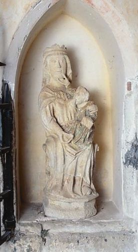 Statuette : Vierge allaitant