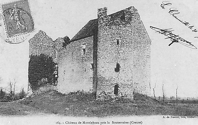 Façade postérieure vers 1900.