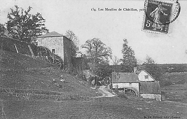 Moulins, vue depuis le sud.