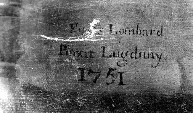 Tableau : la Multiplication des pains (ensemble du décor intérieur)