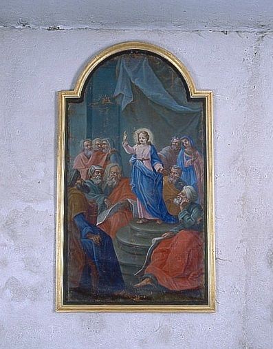 Tableau : Jésus et les docteurs (ensemble du décor intérieur)