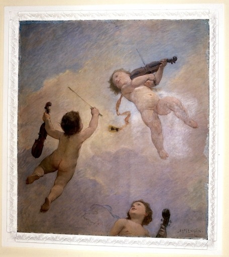 Putti musiciens.