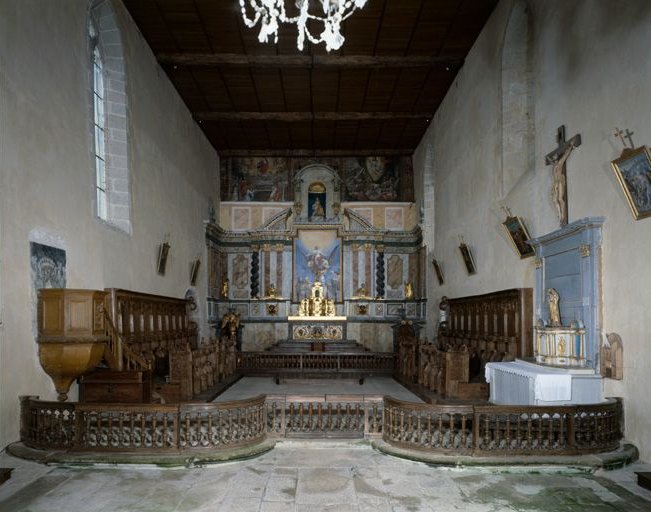 Vue générale du choeur. - (c) Région Nouvelle-Aquitaine, Inventaire général du patrimoine culturel