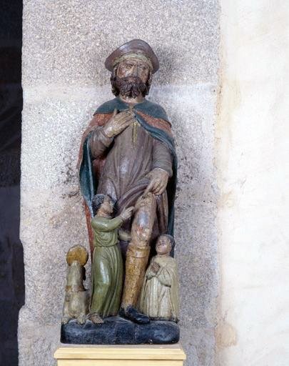 Statuette : saint Roch