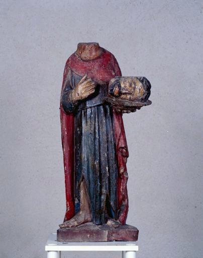 Statuette : saint Jean-Baptiste céphalophore