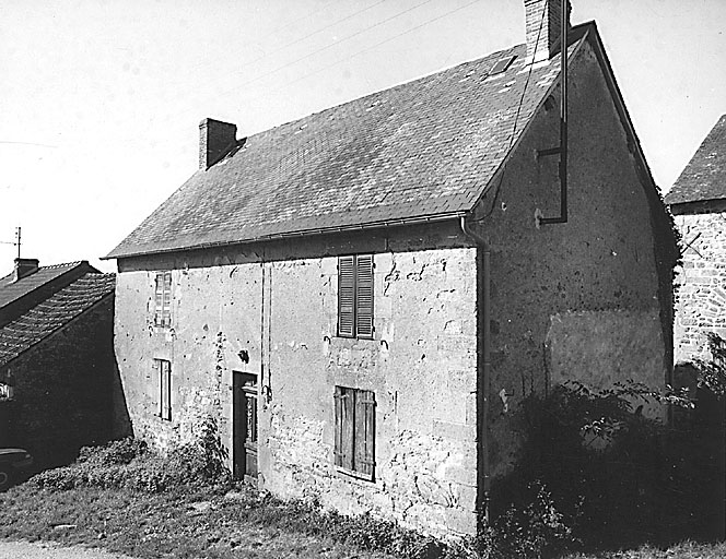Logis de ferme à Commarteau (cadastre 1992, AW 48). Vue du nord-est.