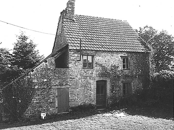 Logis de ferme à la Bergeade (cadastre 1992, ZI 92).