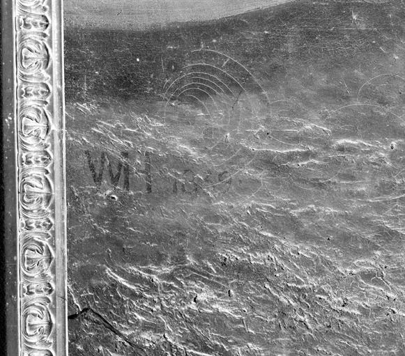 Détail de la signature : WH 1839 (William Haussoullier).