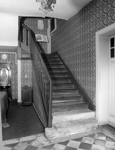 Départ de l'escalier.