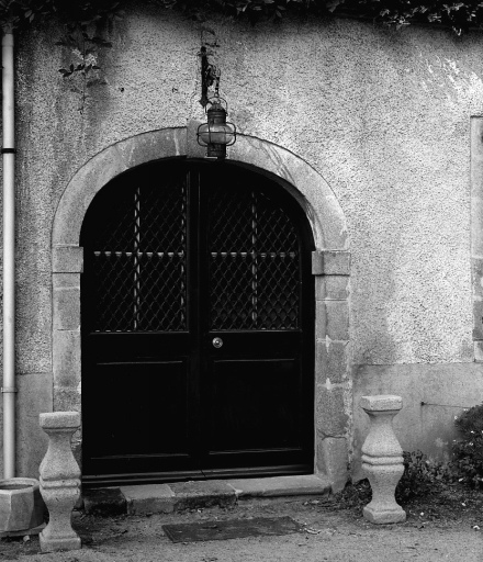 Porte d'entrée de la maison.