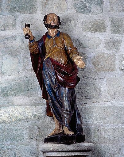 Statue (petite nature) : Saint Pierre