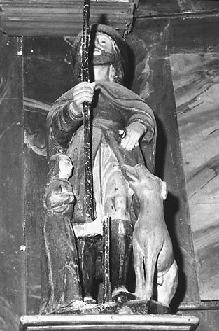 Statuette : saint Roch