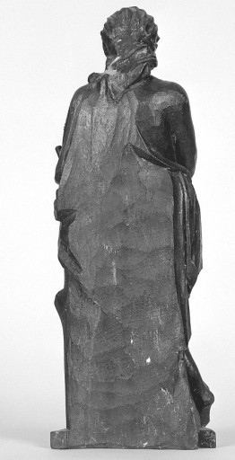 Statuette du tabernacle : premier saint Jean-Baptiste, vue de dos. - (c) Région Nouvelle-Aquitaine, Inventaire général du patrimoine culturel