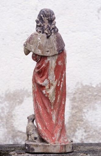 Saint Roch, vue de dos. - (c) Région Nouvelle-Aquitaine, Inventaire général du patrimoine culturel