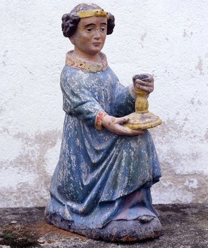 Ange de gauche vu de face. - (c) Région Nouvelle-Aquitaine, Inventaire général du patrimoine culturel