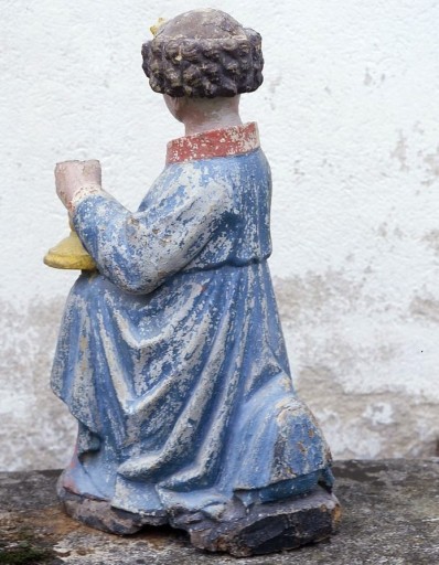 Ange de gauche vu de dos. - (c) Région Nouvelle-Aquitaine, Inventaire général du patrimoine culturel