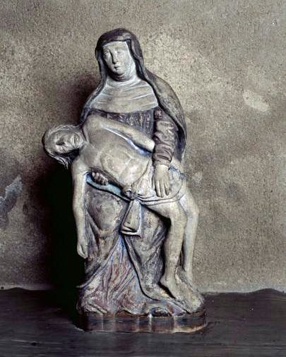 Groupe sculpté : Vierge de Pitié