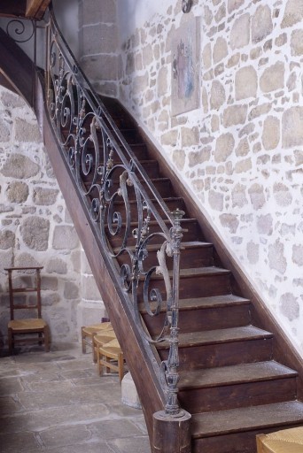 Rampe de l'escalier nord.