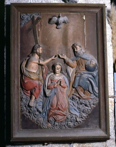 Couronnement de la Vierge : vue d'ensemble.