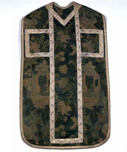 Vue de la chasuble, côté revers