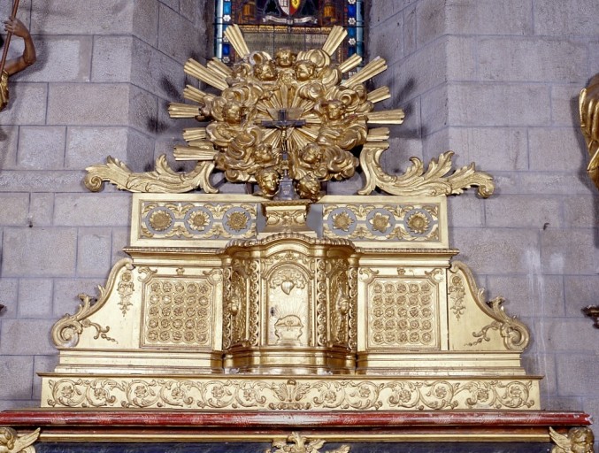 Vue rapprochée du tabernacle.