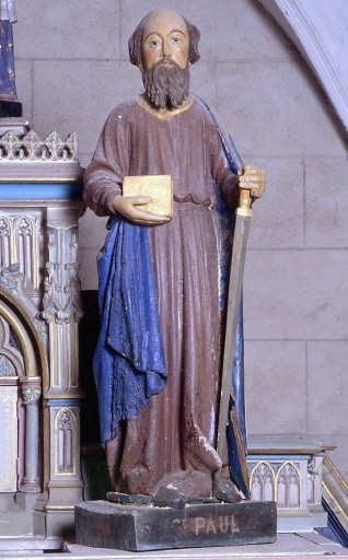 Statue (petite nature) : saint Paul