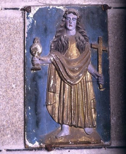 Panneau de sainte Madeleine. - (c) Région Nouvelle-Aquitaine, Inventaire général du patrimoine culturel