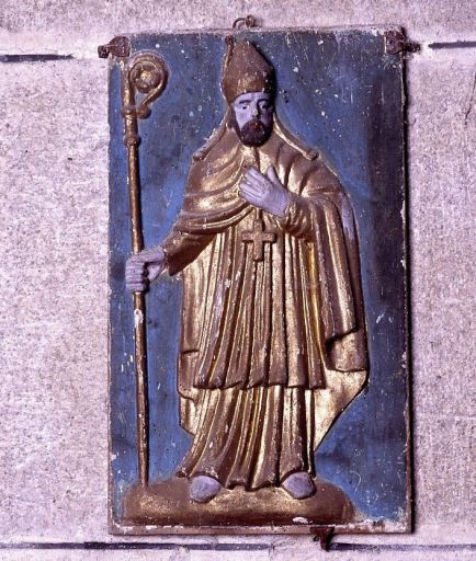 Panneau du saint évêque. - (c) Région Nouvelle-Aquitaine, Inventaire général du patrimoine culturel
