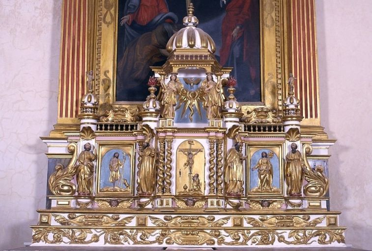 Vue du tabernacle et de l'exposition.