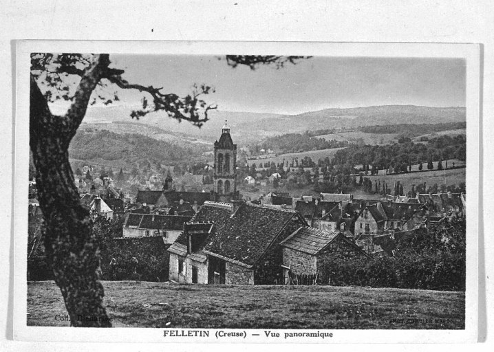 Vue prise du nord-est depuis l'ancien champ de foire de Beaumont.