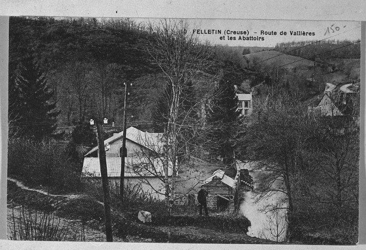 Vue d'ensemble de l'abattoir depuis le nord-est.