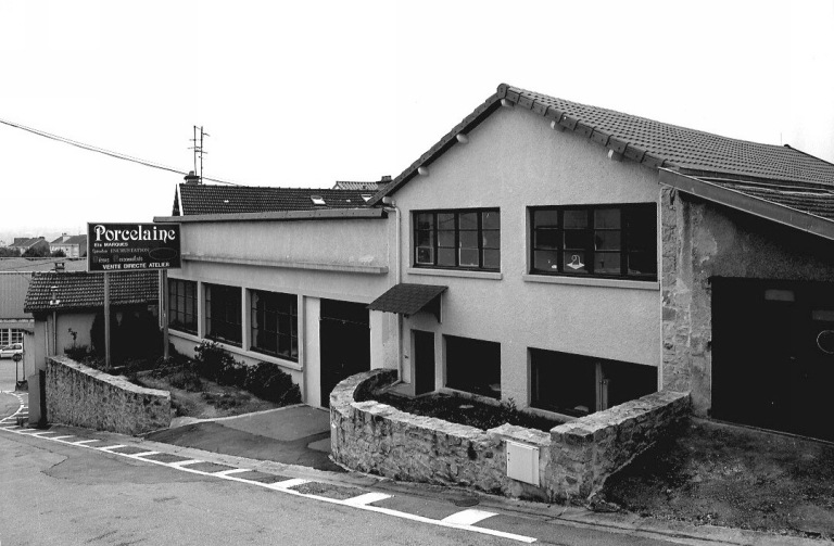 Façade antérieure des ateliers.