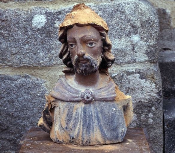 Buste dit de saint Damien : vue de face. - (c) Région Nouvelle-Aquitaine, Inventaire général du patrimoine culturel