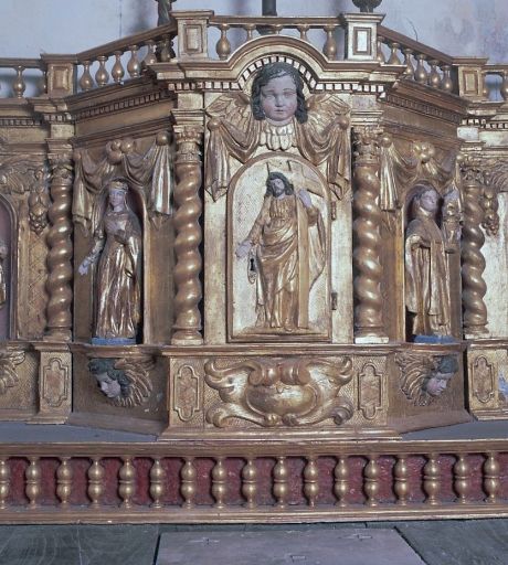 Détail de l'armoire eucharistique. - (c) Région Nouvelle-Aquitaine, Inventaire général du patrimoine culturel