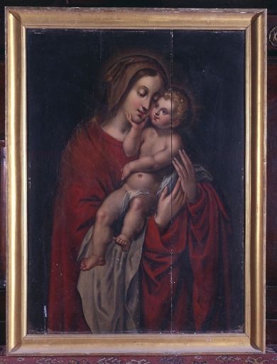 Tableau et cadre : Vierge à l'Enfant