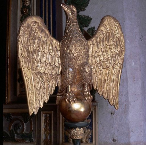 Détail de l'aigle, côté face.