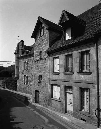 10 Rue du Pont-Roby. Maison (AL 374, 375). (Groupe B5). Maison de faubourg à un étage carré ; son élévation antérieure à trois travées date du 19e siècle (bandeau plat de niveau et modénature spécifique des appuis de fenêtres) ; le rez-de-chaussée partiellement habitable avait un espace dévolu à une activité professionnelle (artisanale ou commerciale) si l'on en juge par la présence de la grande baie, située à gauche de la porte, dont la partie inférieure a été murée.