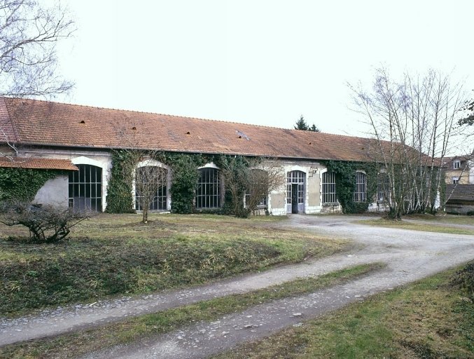 Façade antérieure des ateliers de 1883 (façade ouest).